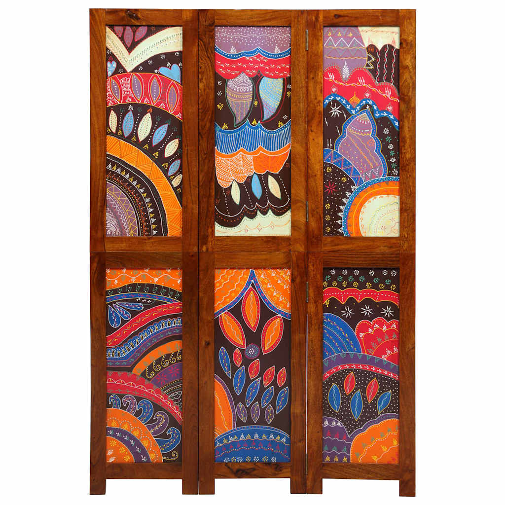 Raumteiler Honigbraun 105 x 1,5 x 160 cm Massivholz Akazie