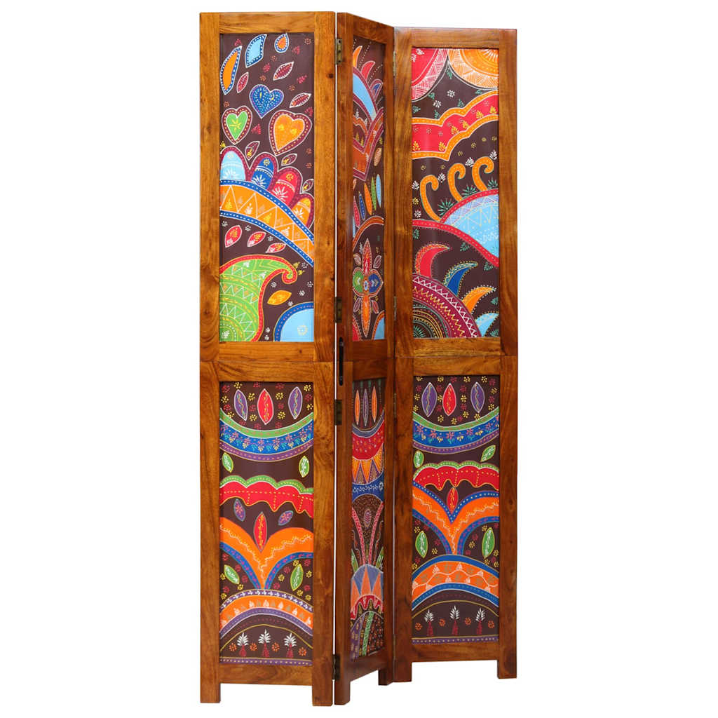Raumteiler Honigbraun 105 x 1,5 x 180 cm Massivholz Akazie