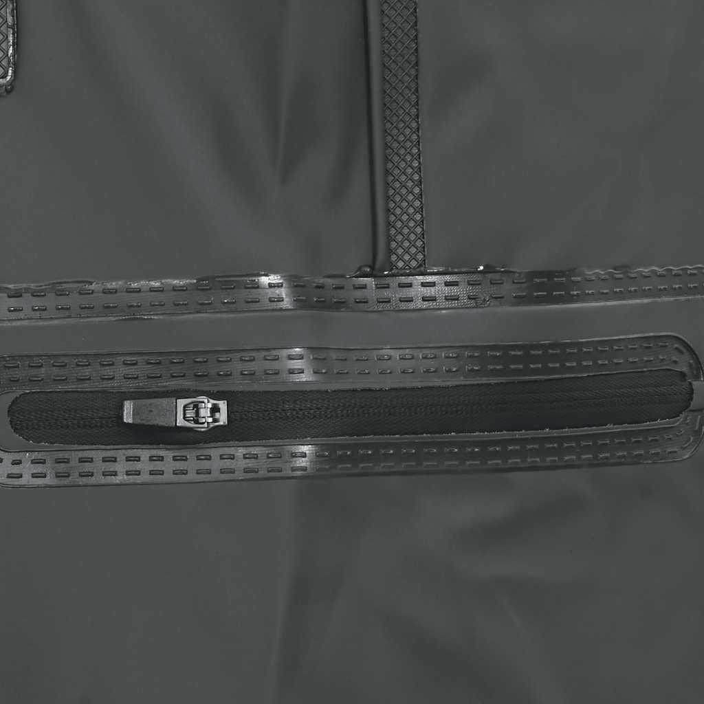 Wathose mit Stiefeln und Gürtel Dunkelgrün Größe 40