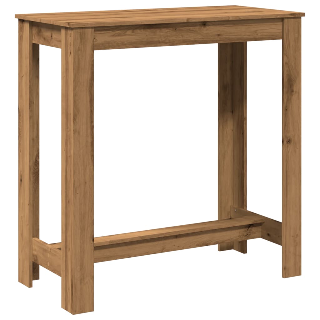 Bartisch Artisan-Eiche 102x50x103,5 cm Holzwerkstoff