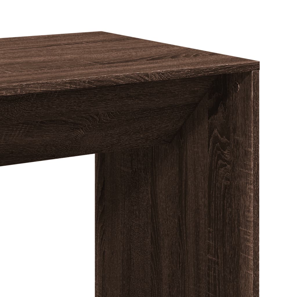 Bartisch Braun Eichen-Optik 51x50x103,5 cm Holzwerkstoff