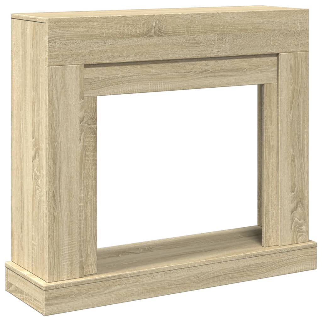 Kaminumrandung Sonoma-Eiche 100x30x87,5 cm Holzwerkstoff