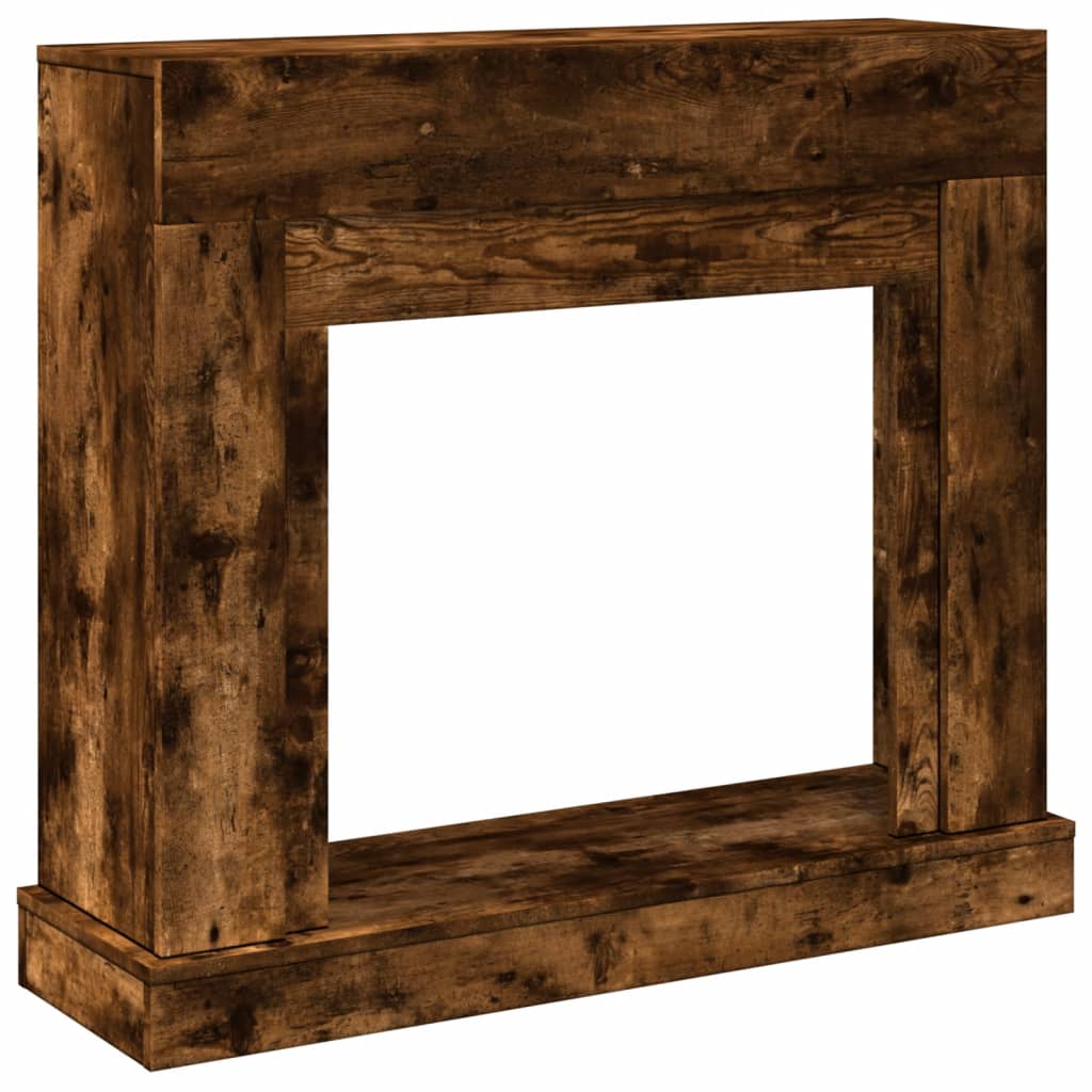 Kaminumrandung Räuchereiche 100x30x87,5 cm Holzwerkstoff