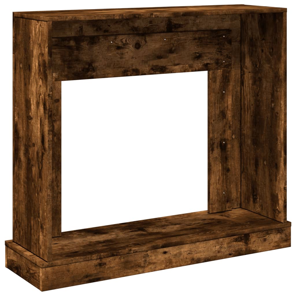 Kaminumrandung Räuchereiche 100x30x87,5 cm Holzwerkstoff
