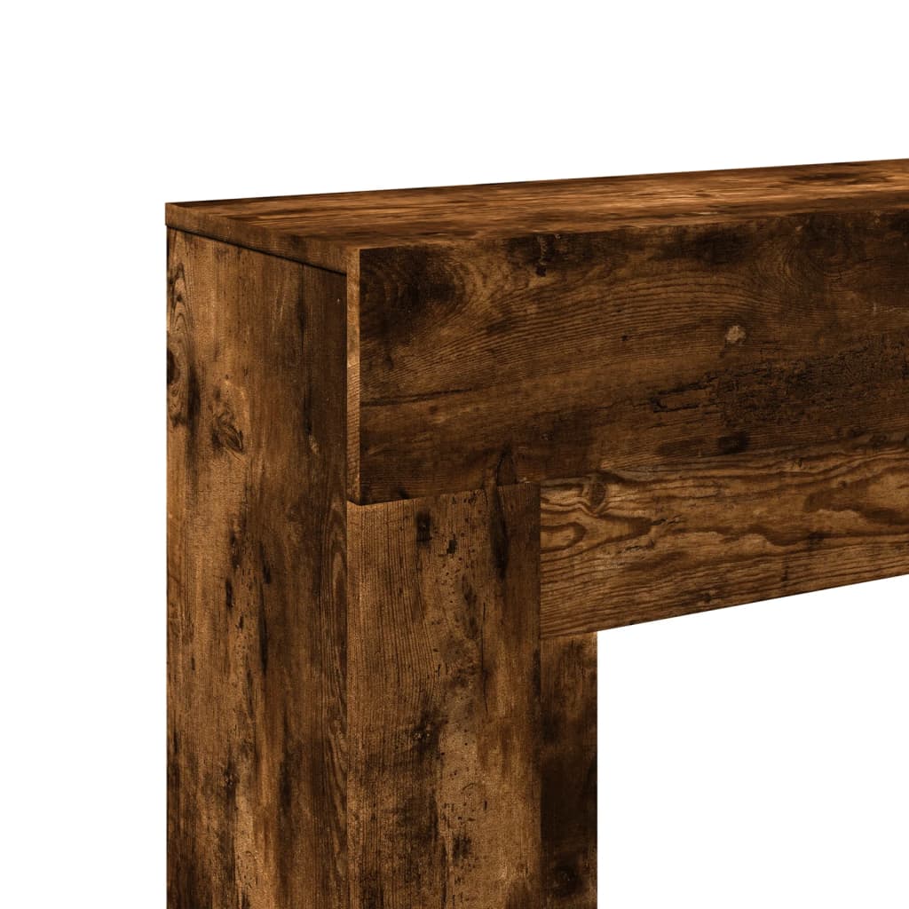 Kaminumrandung Räuchereiche 100x30x87,5 cm Holzwerkstoff