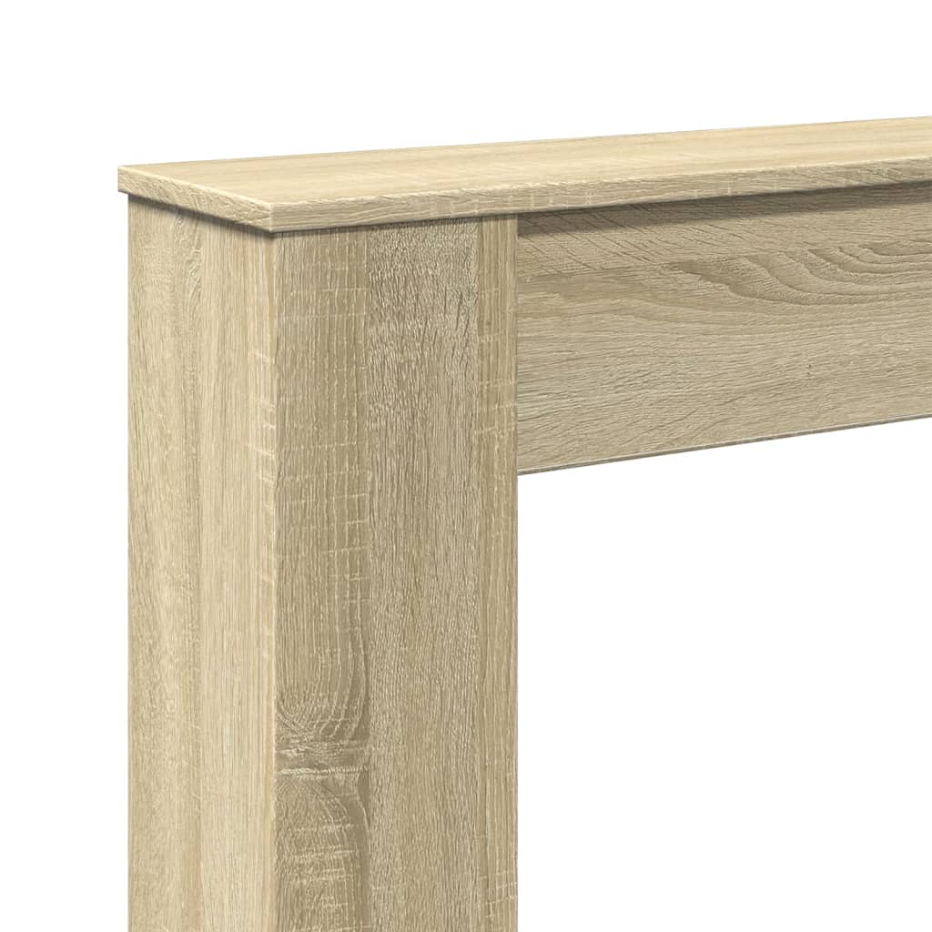 Kaminumrandung Sonoma-Eiche 100x20x100 cm Holzwerkstoff