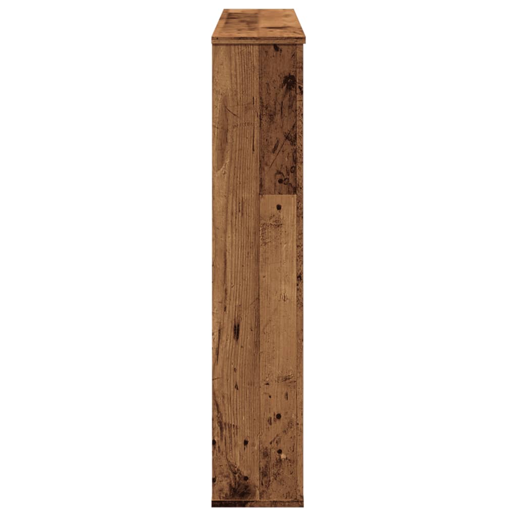 Kaminumrandung Altholz-Optik 100x20x100 cm Holzwerkstoff