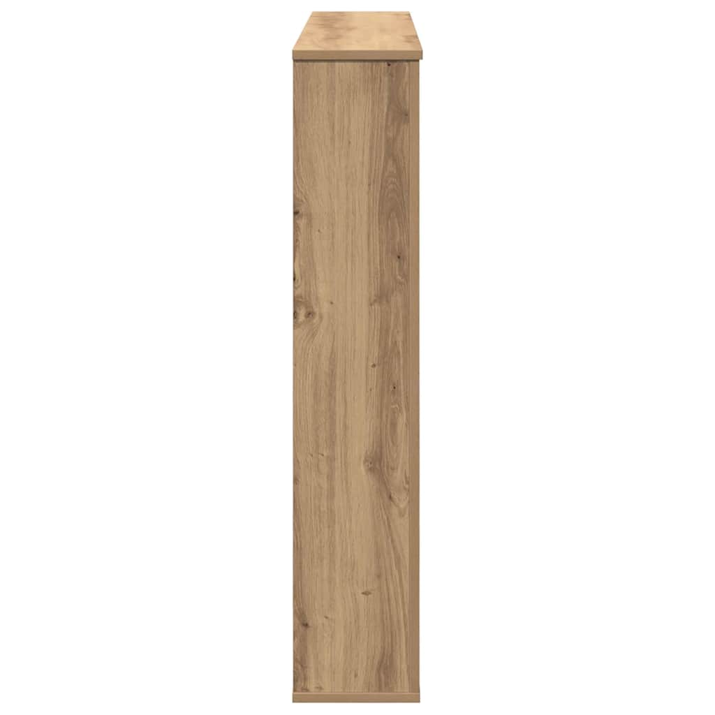 Kaminumrandung Artisan-Eiche 100x20x100 cm Holzwerkstoff