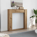 Kaminumrandung Artisan-Eiche 100x20x100 cm Holzwerkstoff