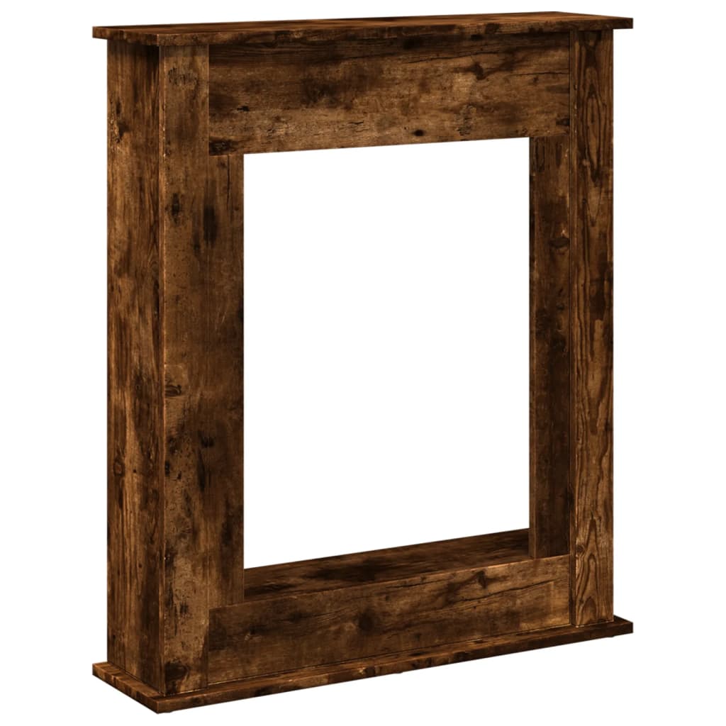 Kaminumrandung Räuchereiche 75x20x87,5 cm Holzwerkstoff