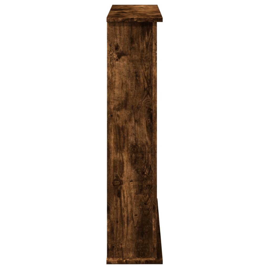 Kaminumrandung Räuchereiche 75x20x87,5 cm Holzwerkstoff