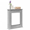 Kaminumrandung Grau Sonoma 75x20x87,5 cm Holzwerkstoff