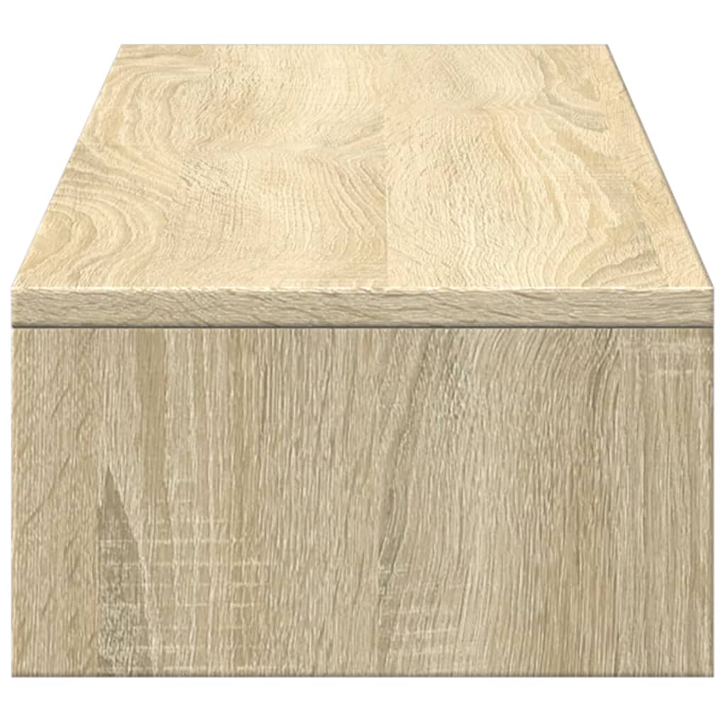 Monitorständer mit Schubladen Sonoma-Eiche 100 x 27 x 15 cm Holzwerkstoff