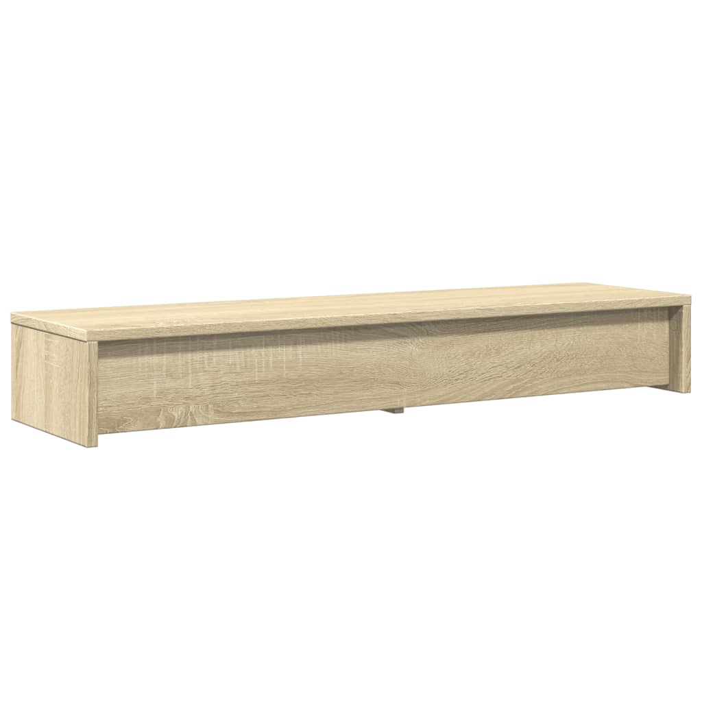 Monitorständer mit Schubladen Sonoma-Eiche 100 x 27 x 15 cm Holzwerkstoff