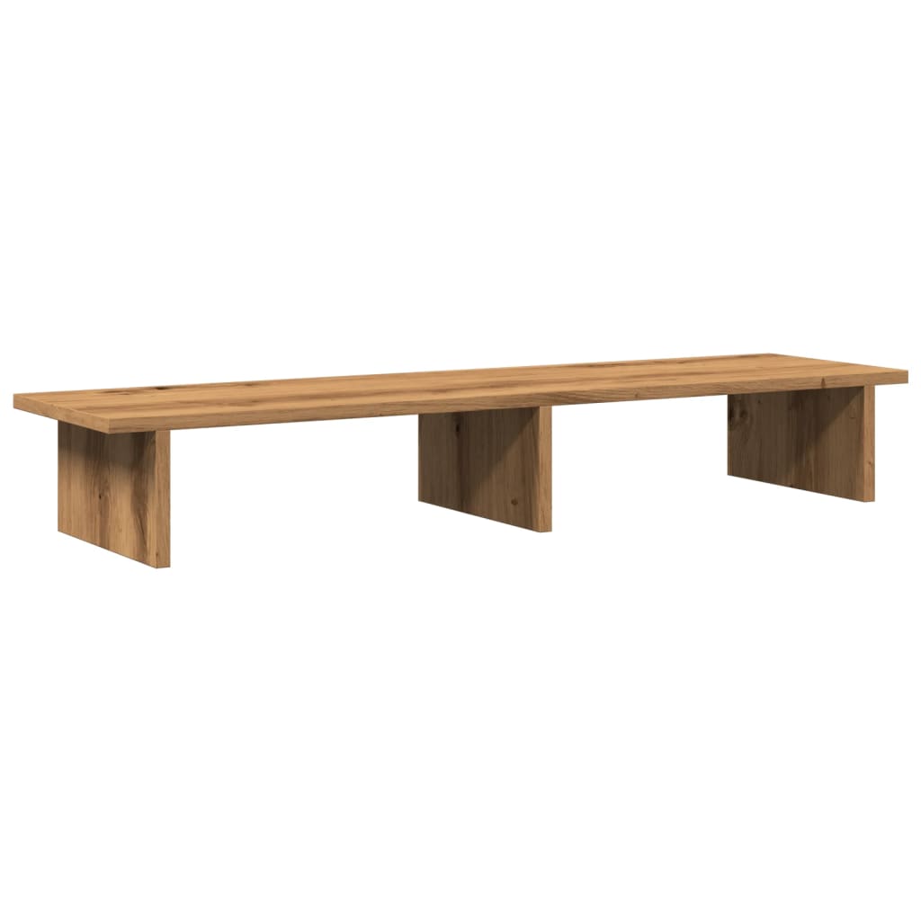 Monitorständer Artisan-Eiche 100x27x15 cm Holzwerkstoff
