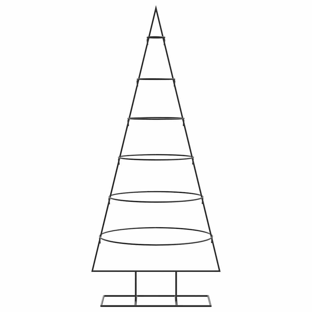 Metall-Weihnachtsbaum für Dekorationen Schwarz 150 cm