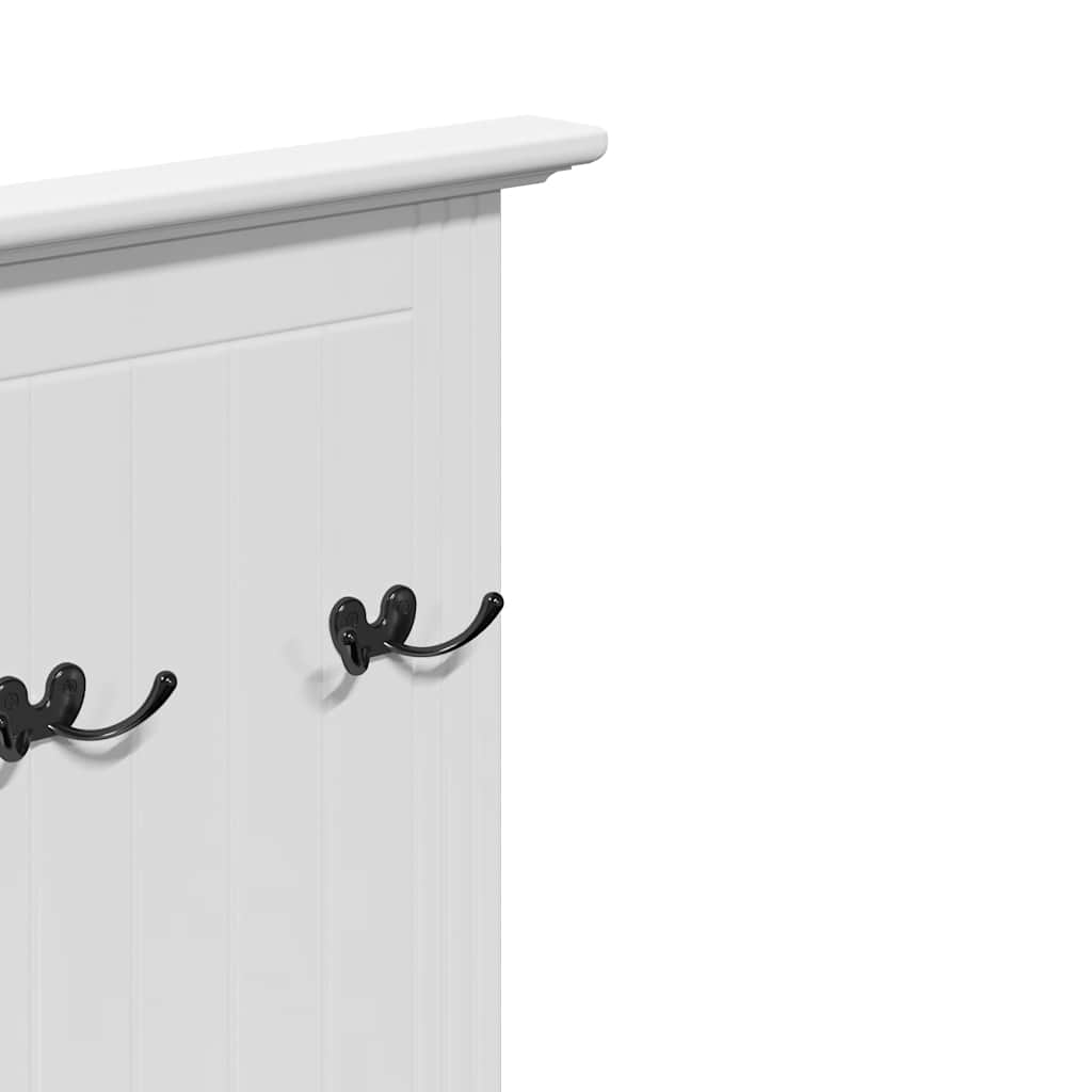 Flurschrank mit Haken BODO Weiß 50x40x157 cm