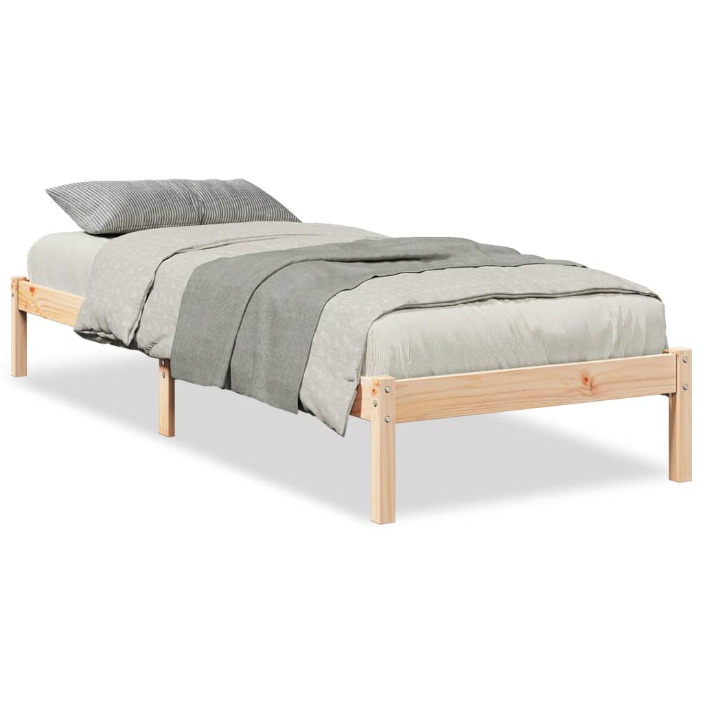Massivholzbett Extra Lang ohne Matratze 100x220 cm Kiefernholz