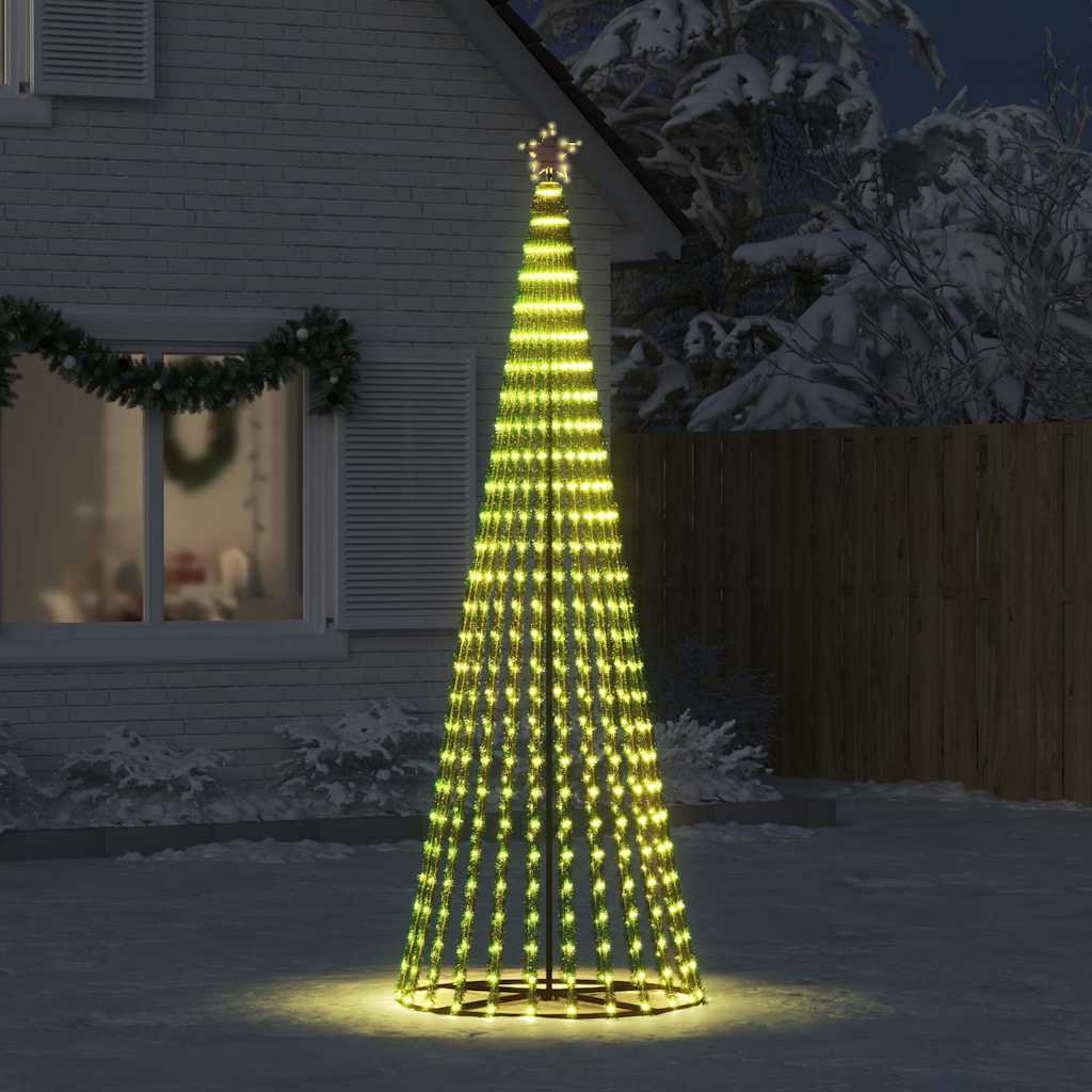 LED Weihnachtsbaum 475 LEDs Warmweiß 247 cm