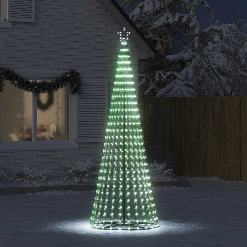 LED Weihnachtsbaum 475 LEDs Kaltweiß 247 cm