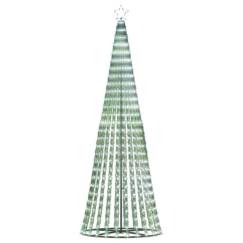 LED Weihnachtsbaum 475 LEDs Kaltweiß 247 cm