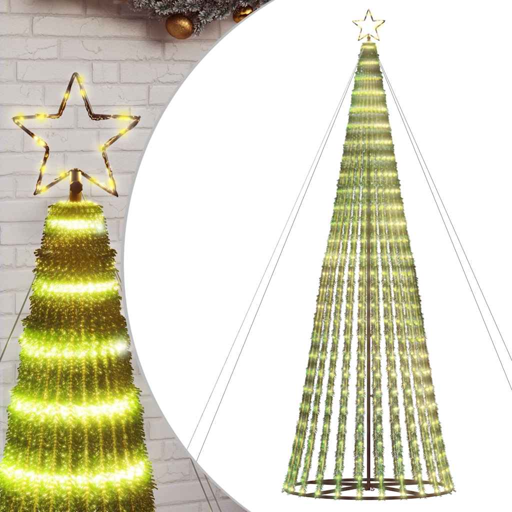 LED Weihnachtsbaum 1028 LEDs Warmweiß 403 cm