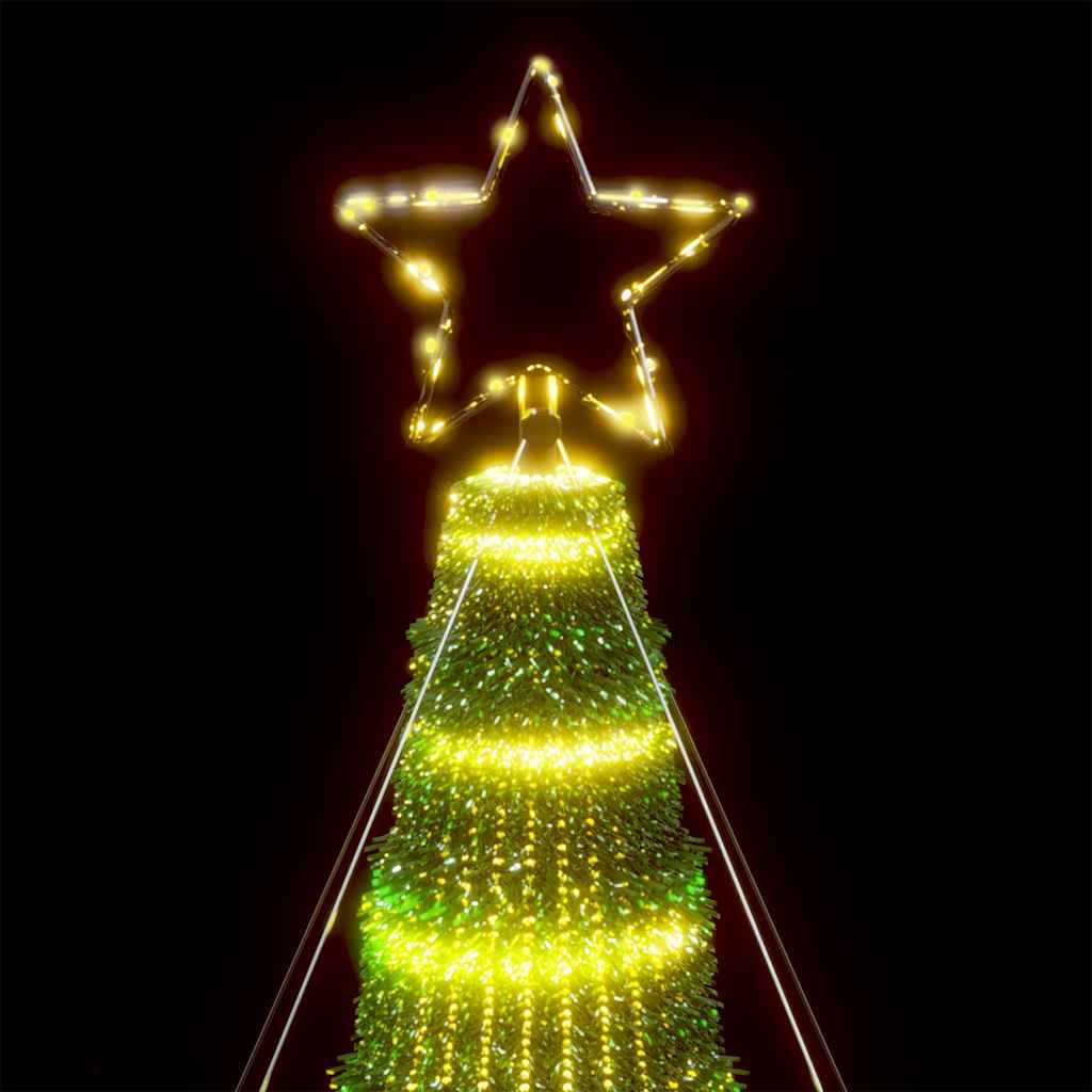 LED Weihnachtsbaum 1028 LEDs Warmweiß 403 cm