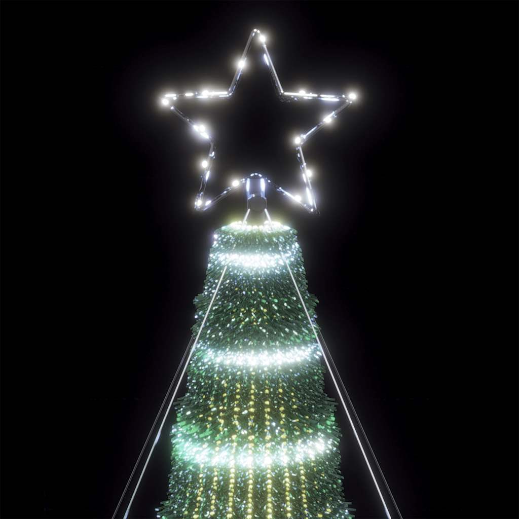 LED Weihnachtsbaum 1028 LEDs Kaltweiß 403 cm