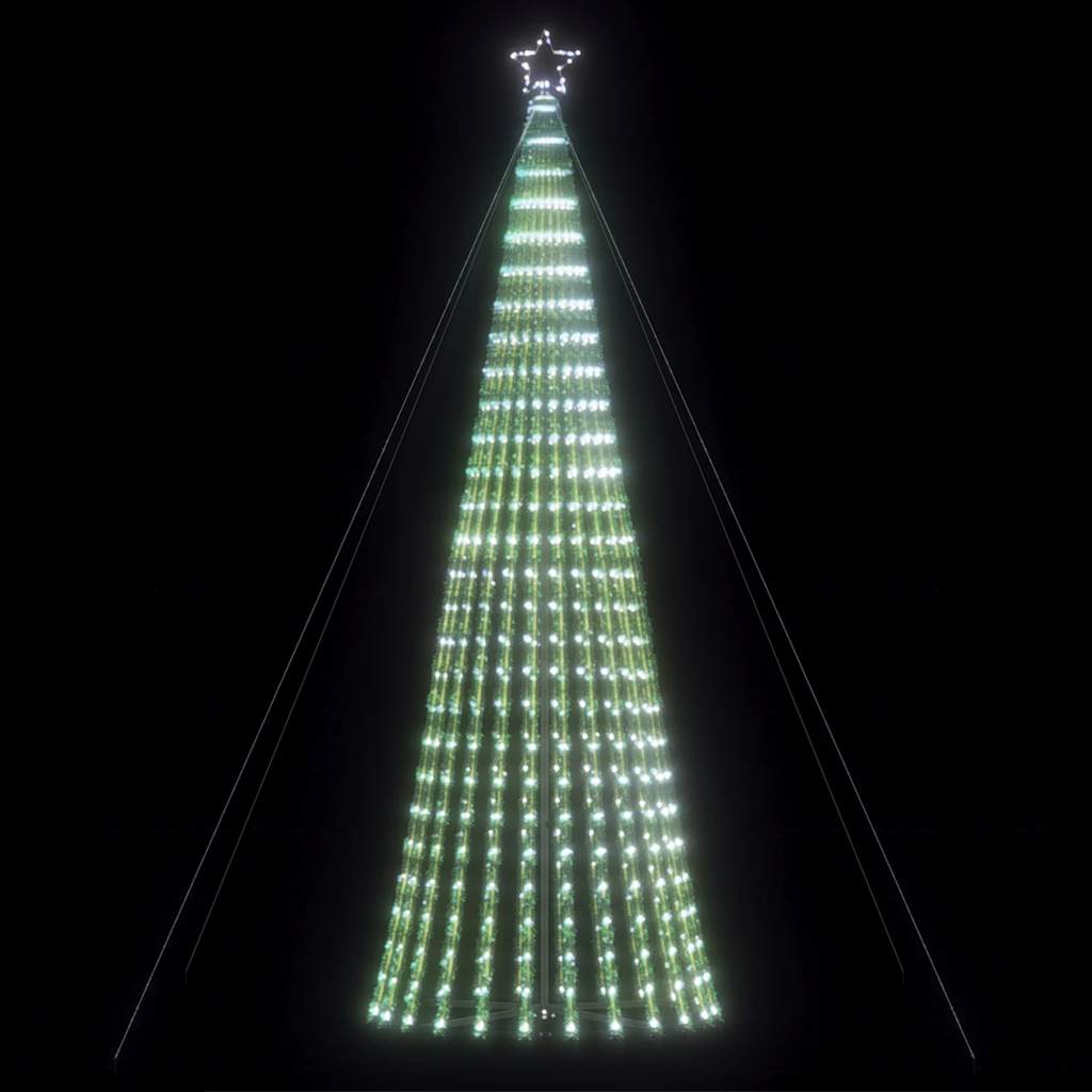 LED Weihnachtsbaum 1028 LEDs Kaltweiß 403 cm