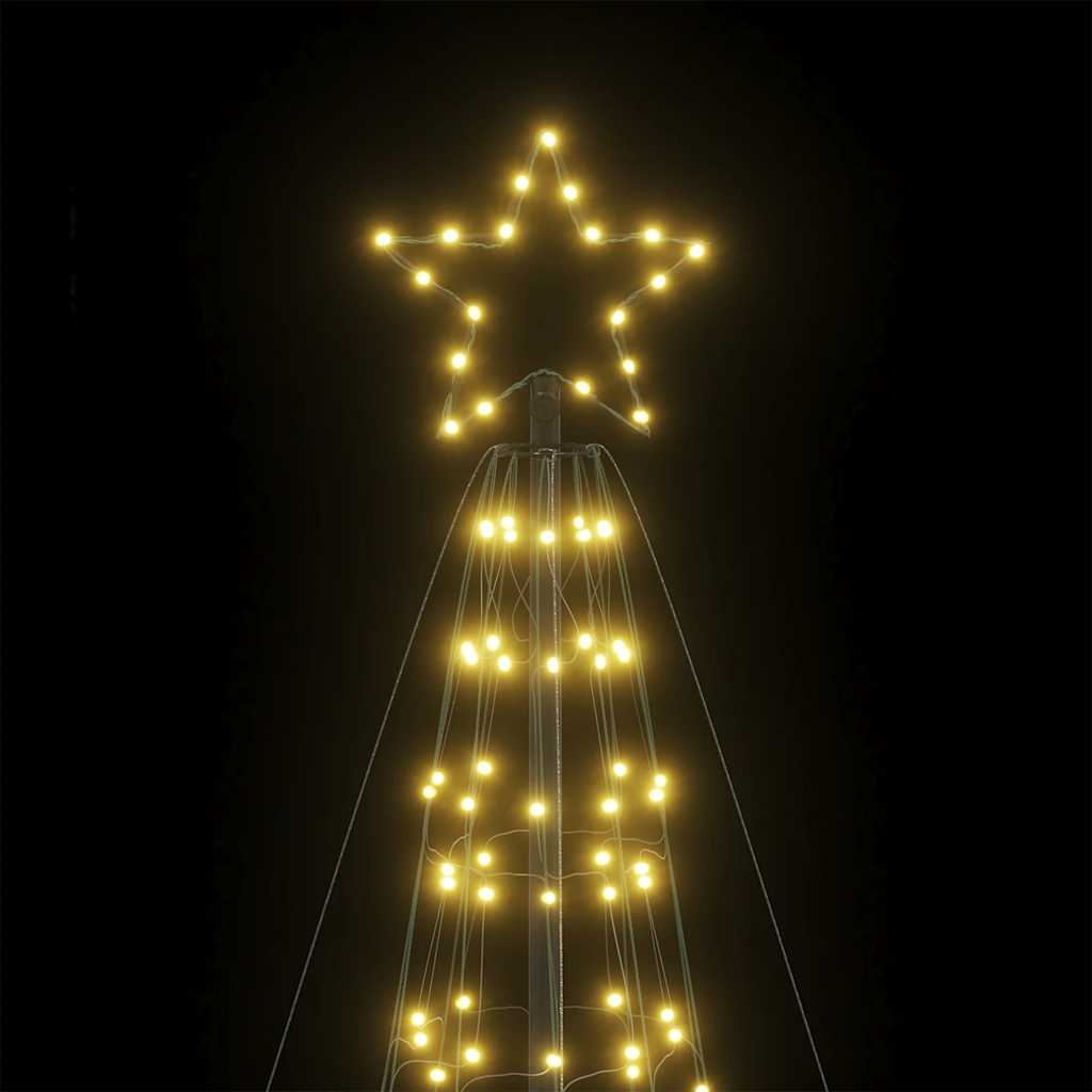 LED Weihnachtsbaum mit Erdspießen 1534 LEDs Warmweiß 500 cm