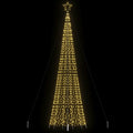 LED Weihnachtsbaum mit Erdspießen 1534 LEDs Warmweiß 500 cm