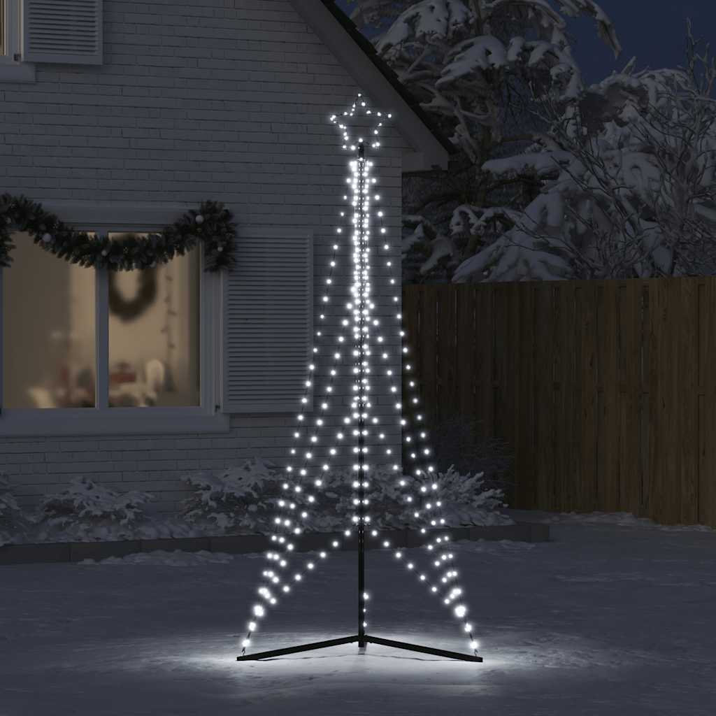 LED Weihnachtsbaum 483 LEDs Kaltweiß 240 cm