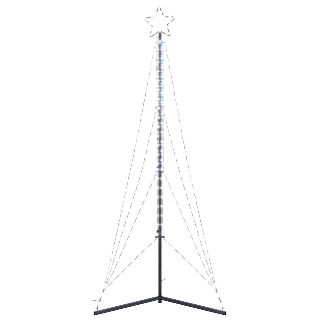 LED Weihnachtsbaum 483 LEDs Kaltweiß 240 cm
