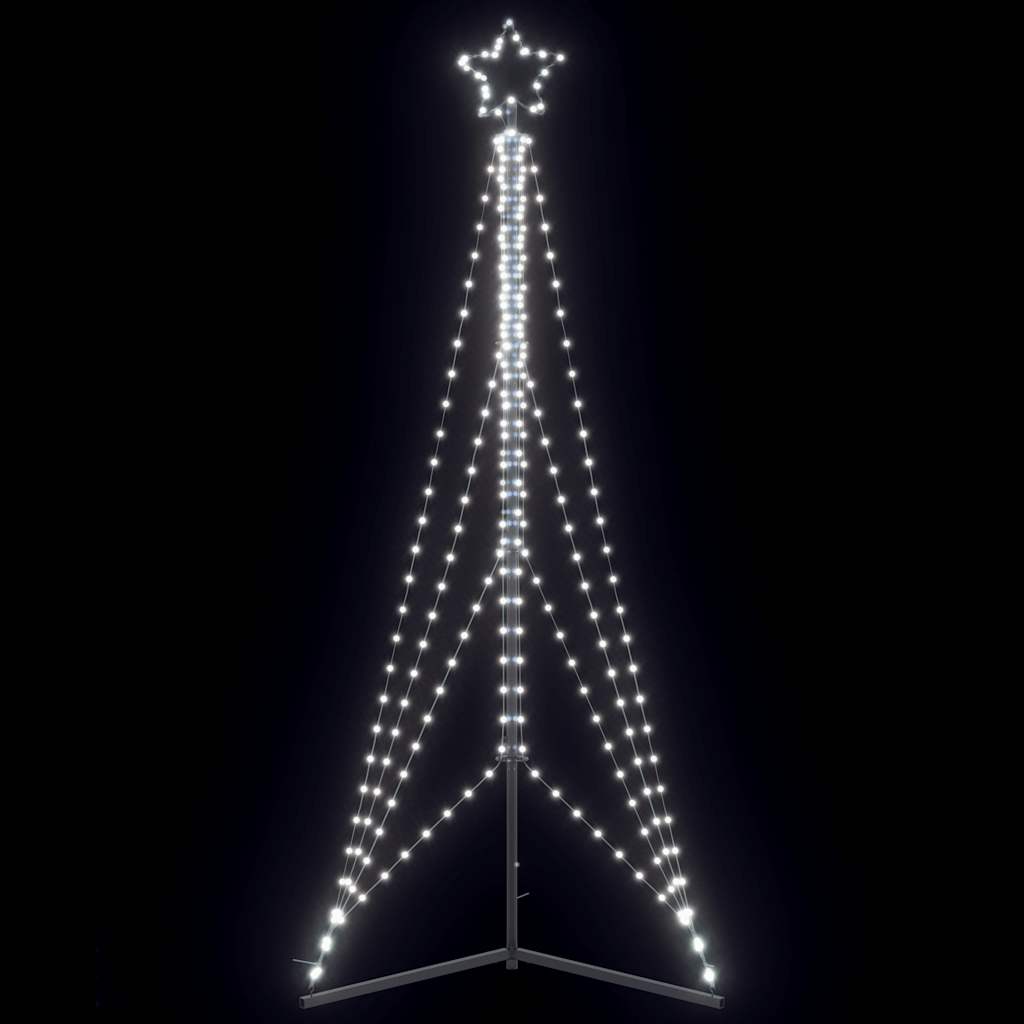 LED Weihnachtsbaum 483 LEDs Kaltweiß 240 cm