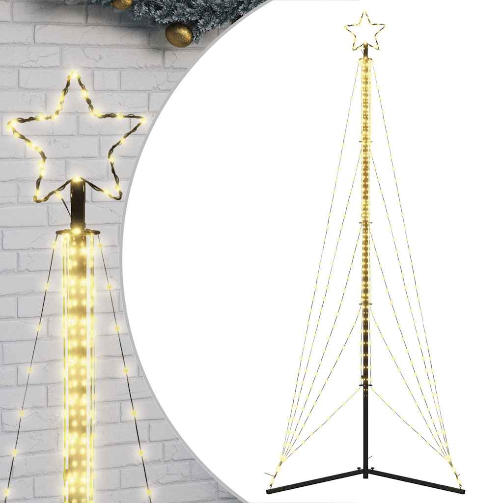 LED Weihnachtsbaum 525 LEDs Warmweiß 302 cm