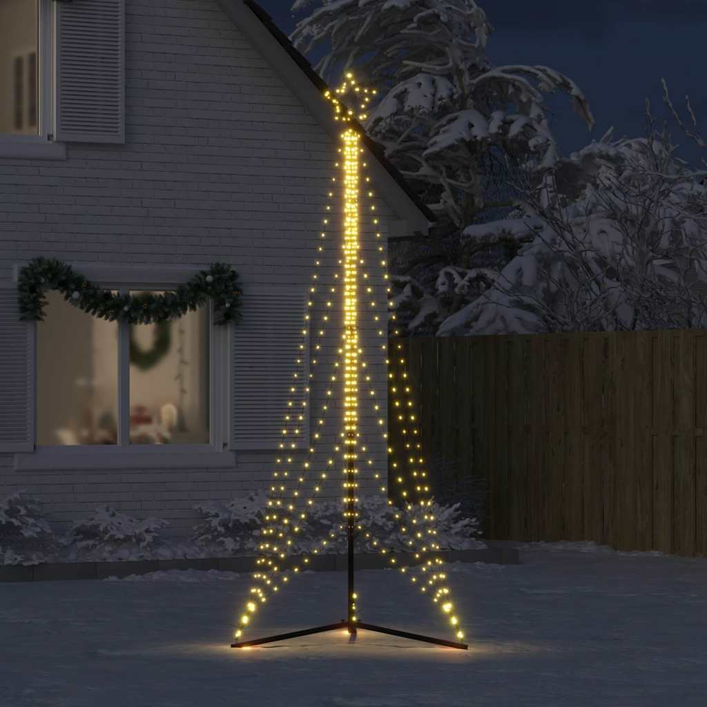 LED Weihnachtsbaum 525 LEDs Warmweiß 302 cm
