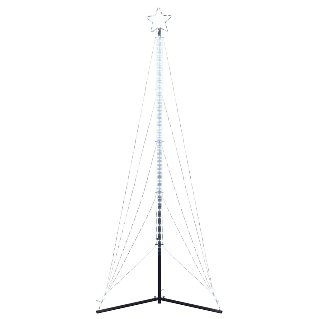 LED Weihnachtsbaum 525 LEDs Kaltweiß 302 cm