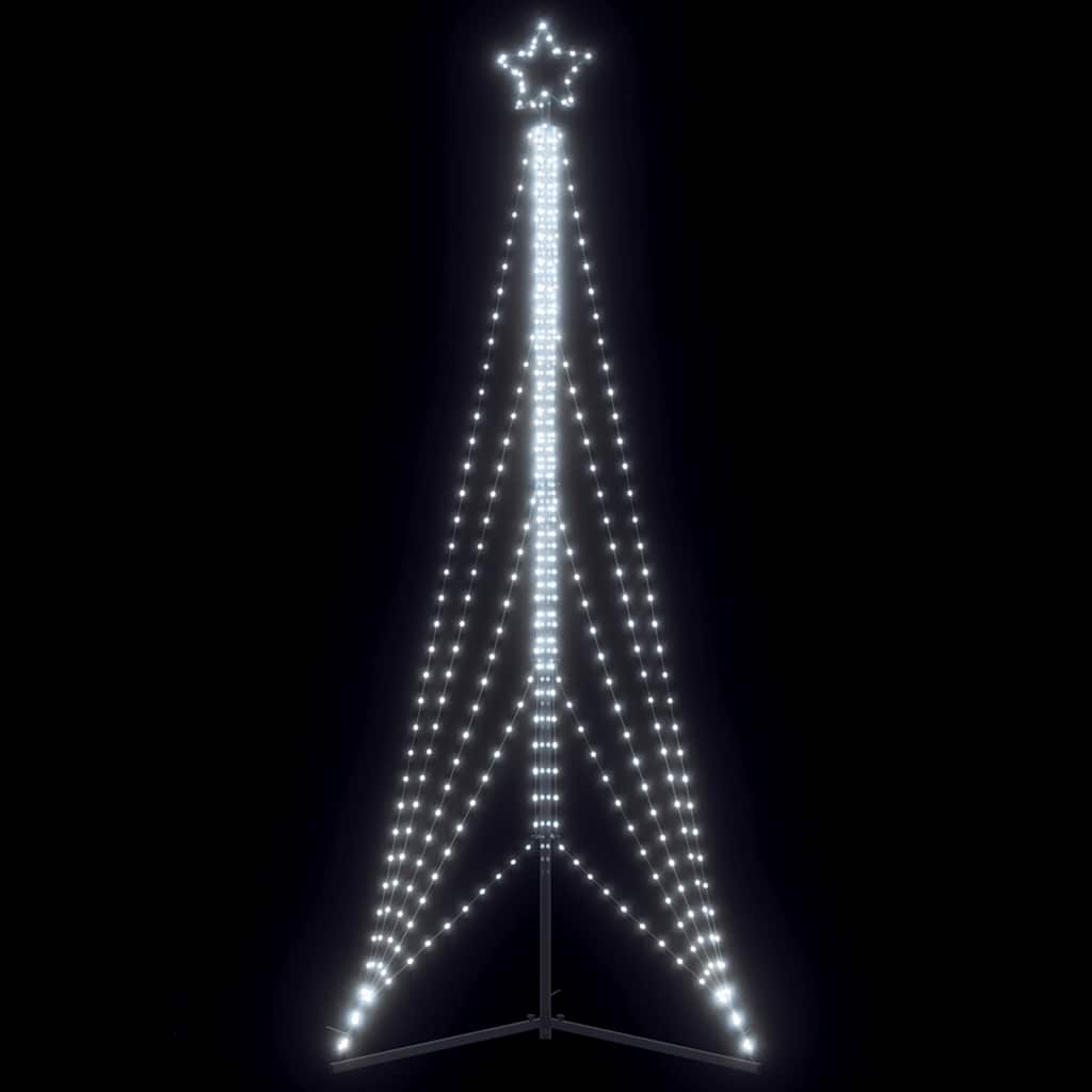 LED Weihnachtsbaum 525 LEDs Kaltweiß 302 cm