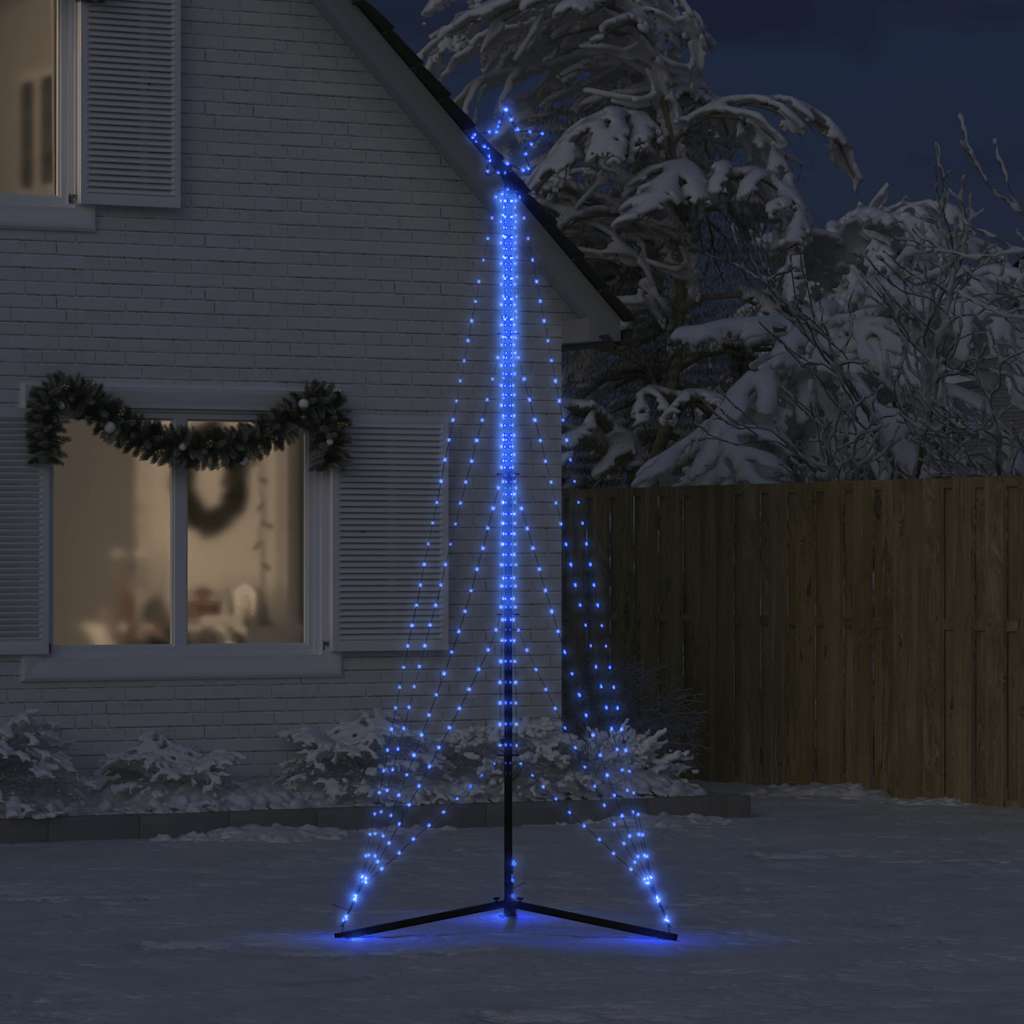 LED Weihnachtsbaum 525 LEDs Blau 302 cm