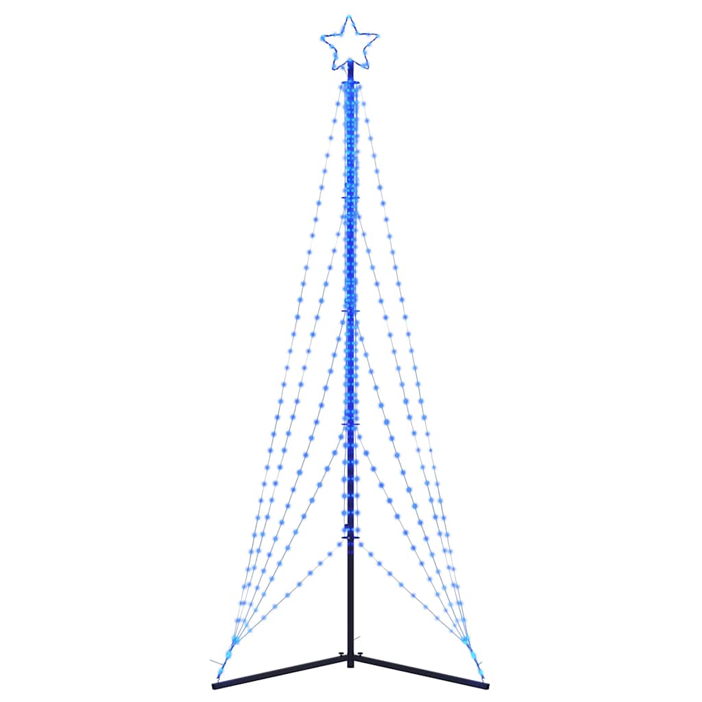 LED Weihnachtsbaum 525 LEDs Blau 302 cm