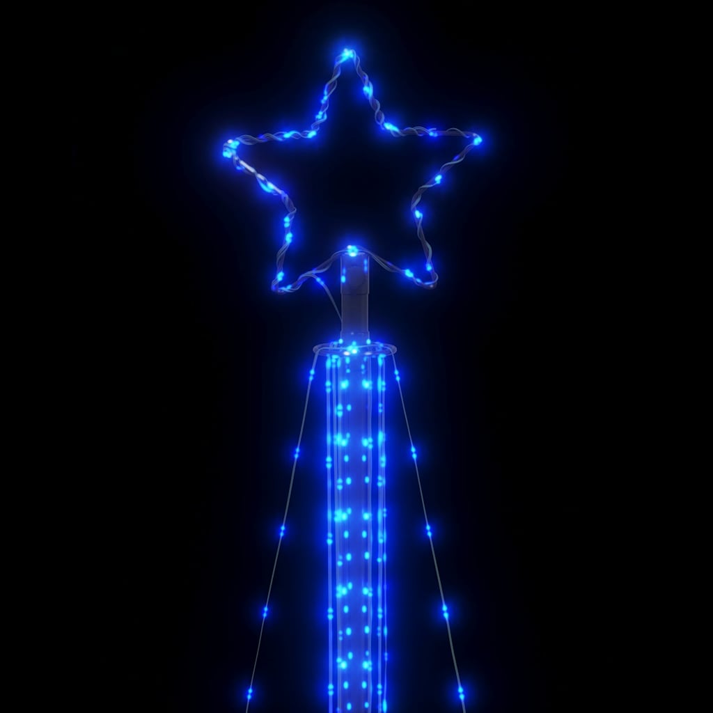 LED Weihnachtsbaum 525 LEDs Blau 302 cm