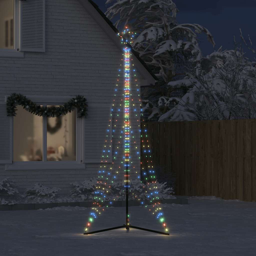 LED Weihnachtsbaum 525 LEDs Mehrfarbig 302 cm