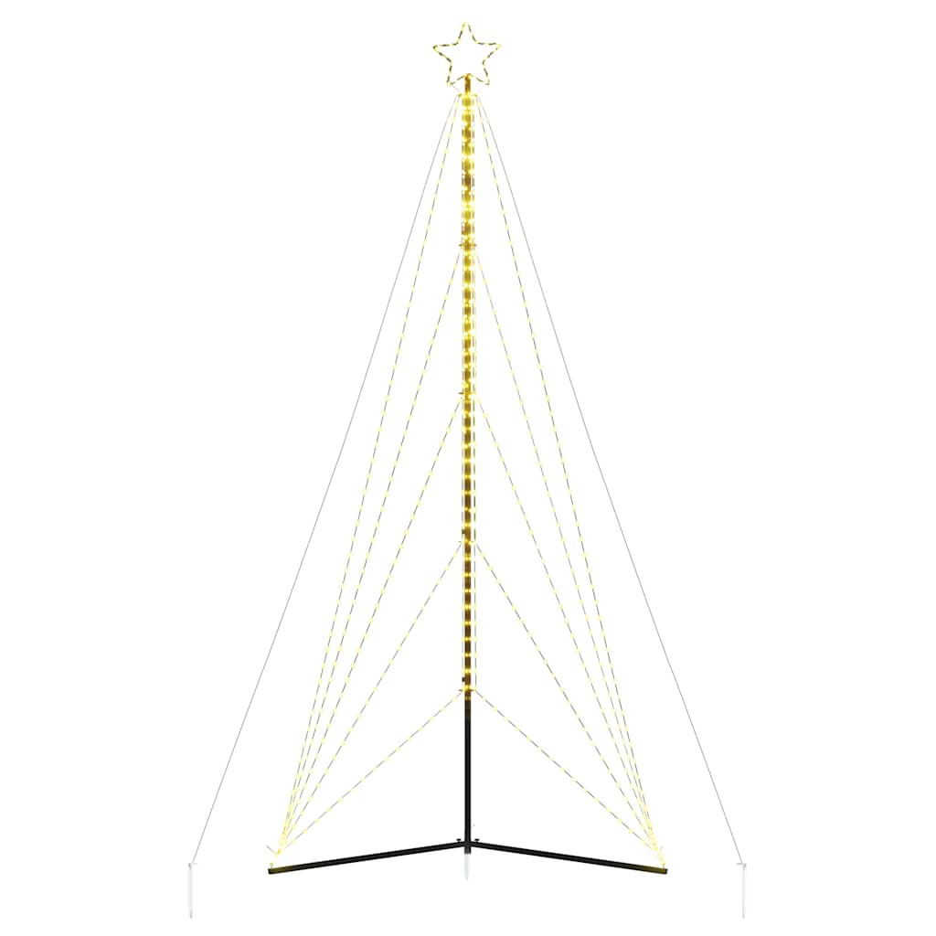 LED Weihnachtsbaum 615 LEDs Warmweiß 404,5 cm