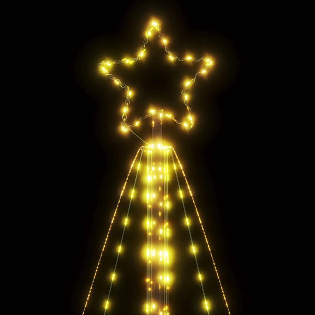LED Weihnachtsbaum 615 LEDs Warmweiß 404,5 cm