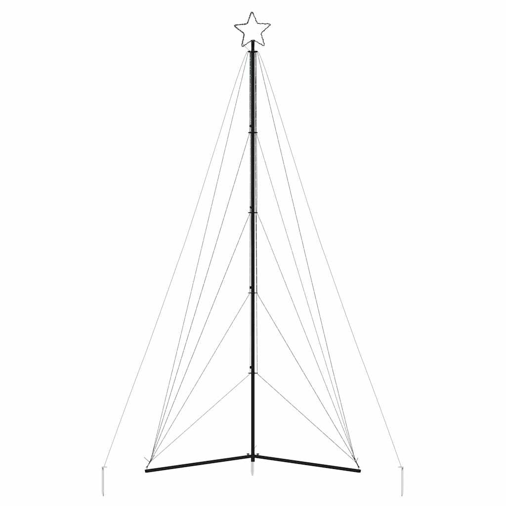 LED Weihnachtsbaum 615 LEDs Kaltweiß 404,5 cm