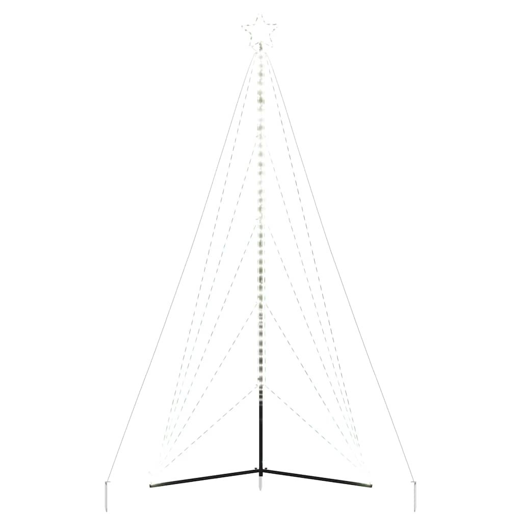 LED Weihnachtsbaum 615 LEDs Kaltweiß 404,5 cm