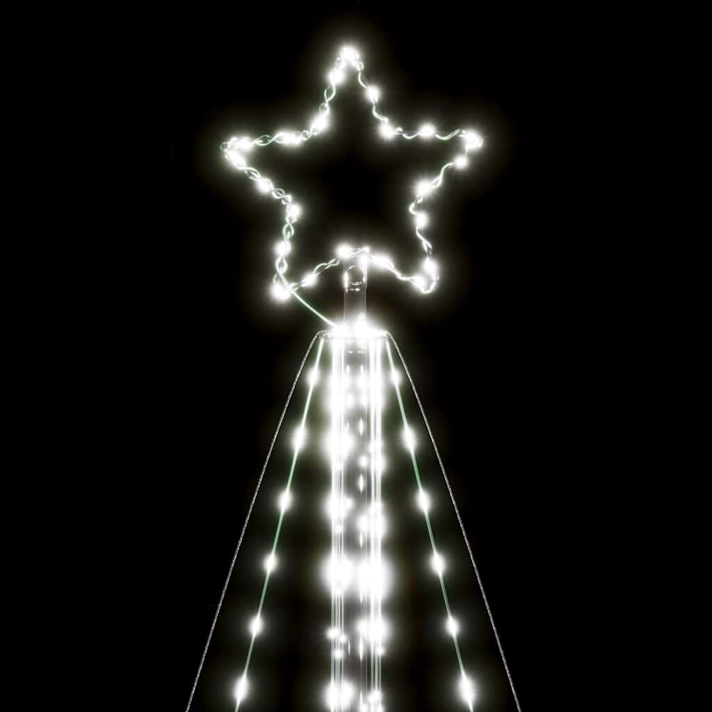 LED Weihnachtsbaum 615 LEDs Kaltweiß 404,5 cm