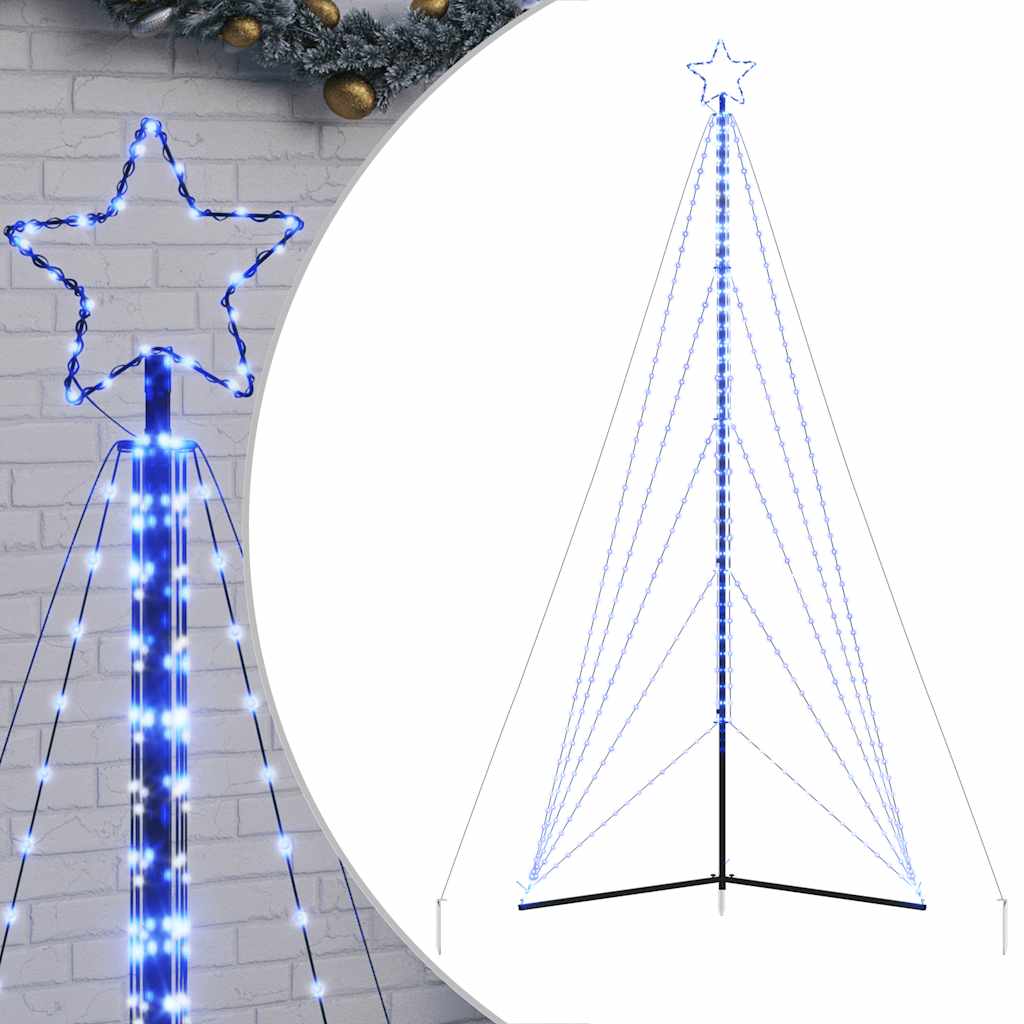 LED Weihnachtsbaum 615 LEDs Blau 404,5 cm