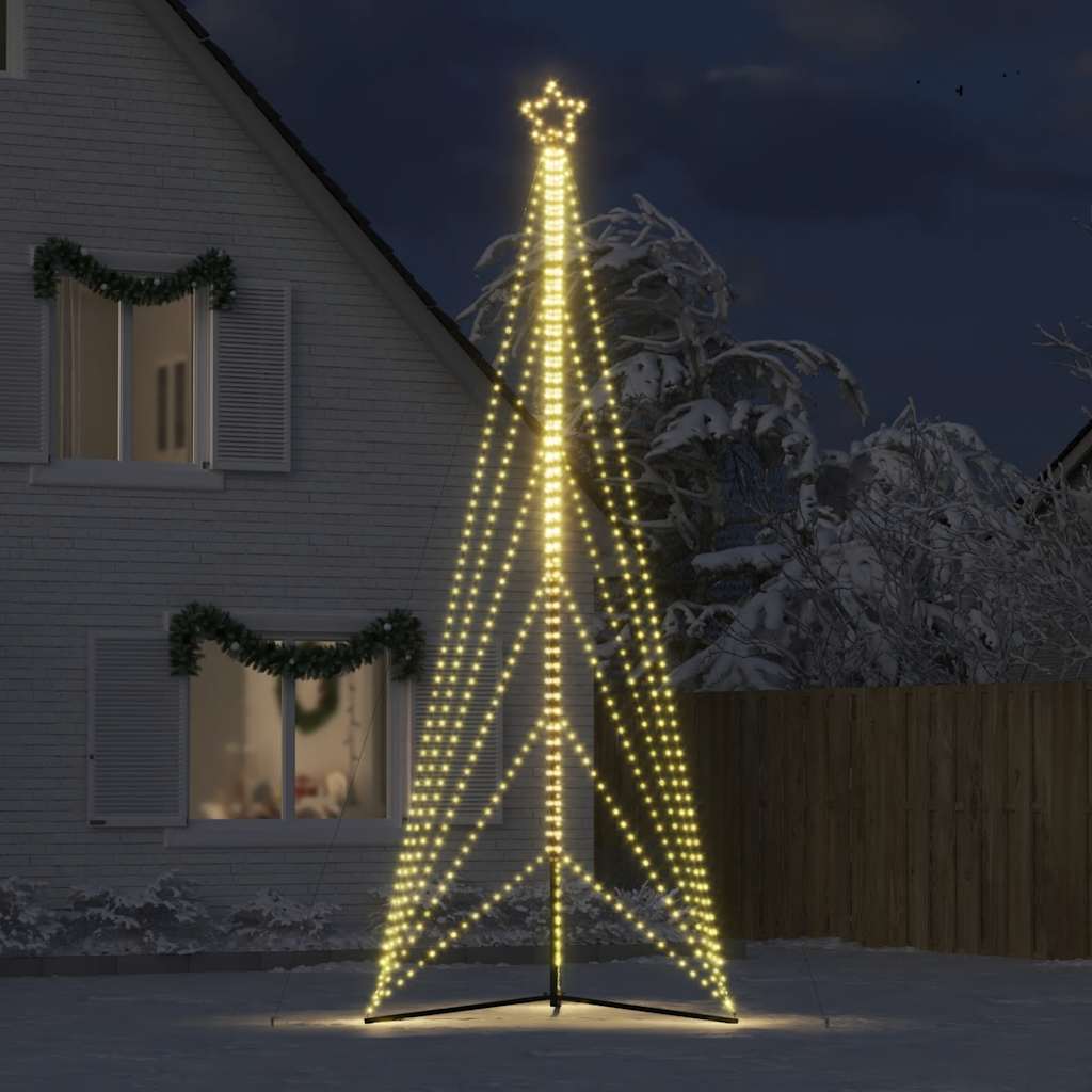 LED Weihnachtsbaum 861 LEDs Warmweiß 478 cm