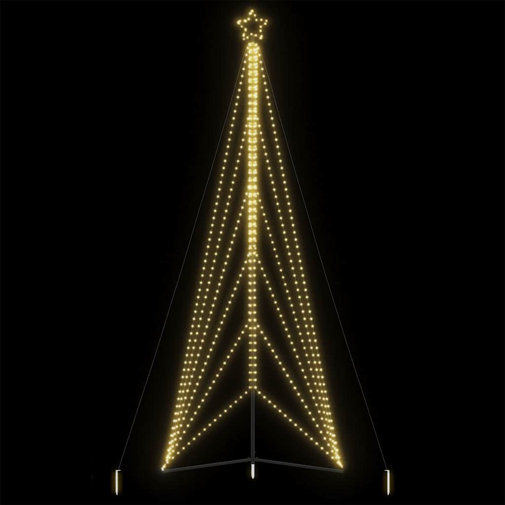 LED Weihnachtsbaum 861 LEDs Warmweiß 478 cm